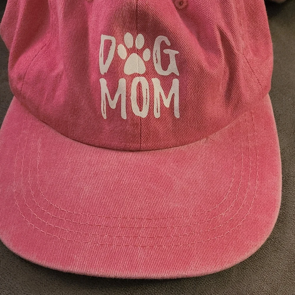 NEW - HAT, BASEBALL CAP - DOG MOM - Picture 3 of 7